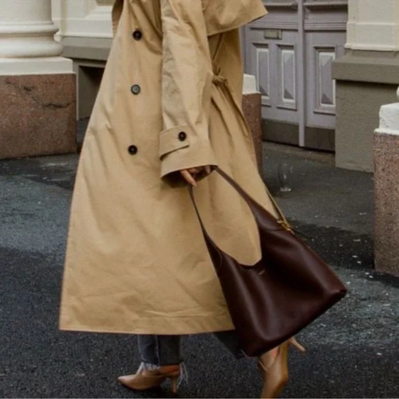 Coach Brooklyn Maple Brown Color Leather Shoulder Bag 28 - Picture 3 of 13